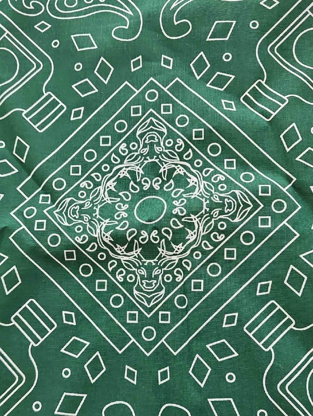 NWOT Jägermeister Green Bandana Scarf